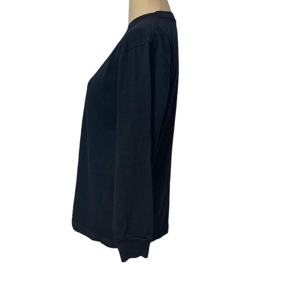 Women’s Black tops Sz L long Sleeves tee Sun Tees - Picture 3 of 12